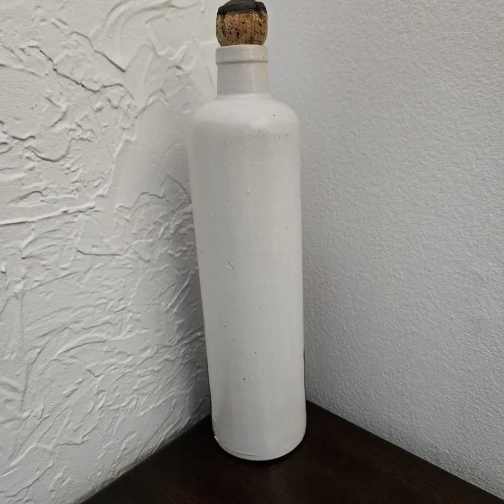 Vtg 1966 Beameister Liebfraumilch Stoneware Wine Bottle Decorative Decanter